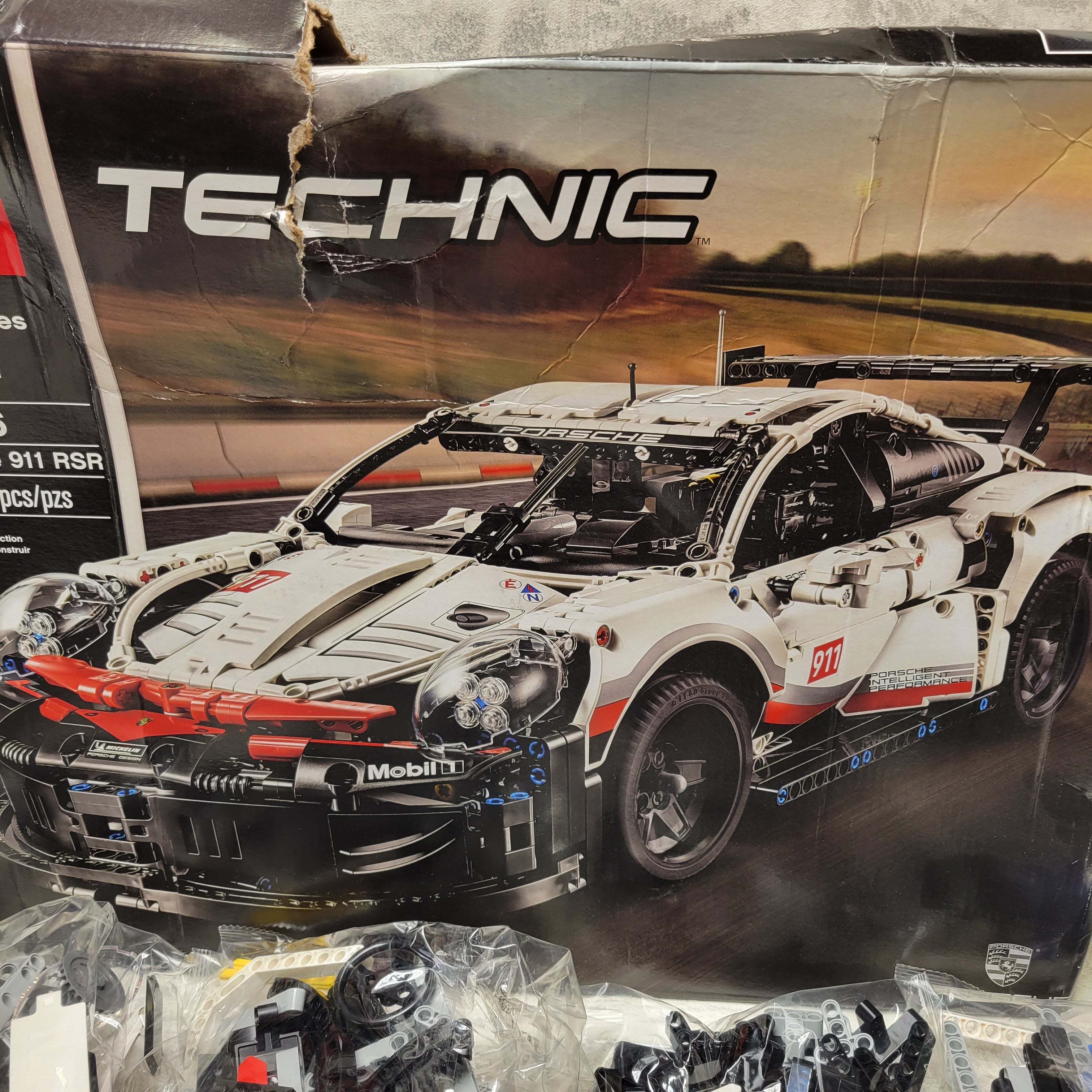 LEGO Technic Porsche 911 RSR 42096 Race Car Building Set (1,580 Pieces) (7696638116078)